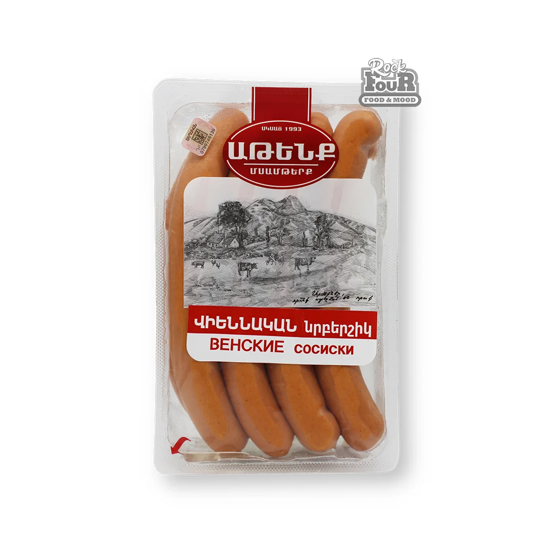 Sausages in natural casing "Atenk Vienna", kg